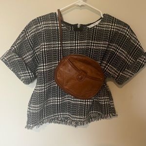ZARA knit top with Zipper back (bag NFS)